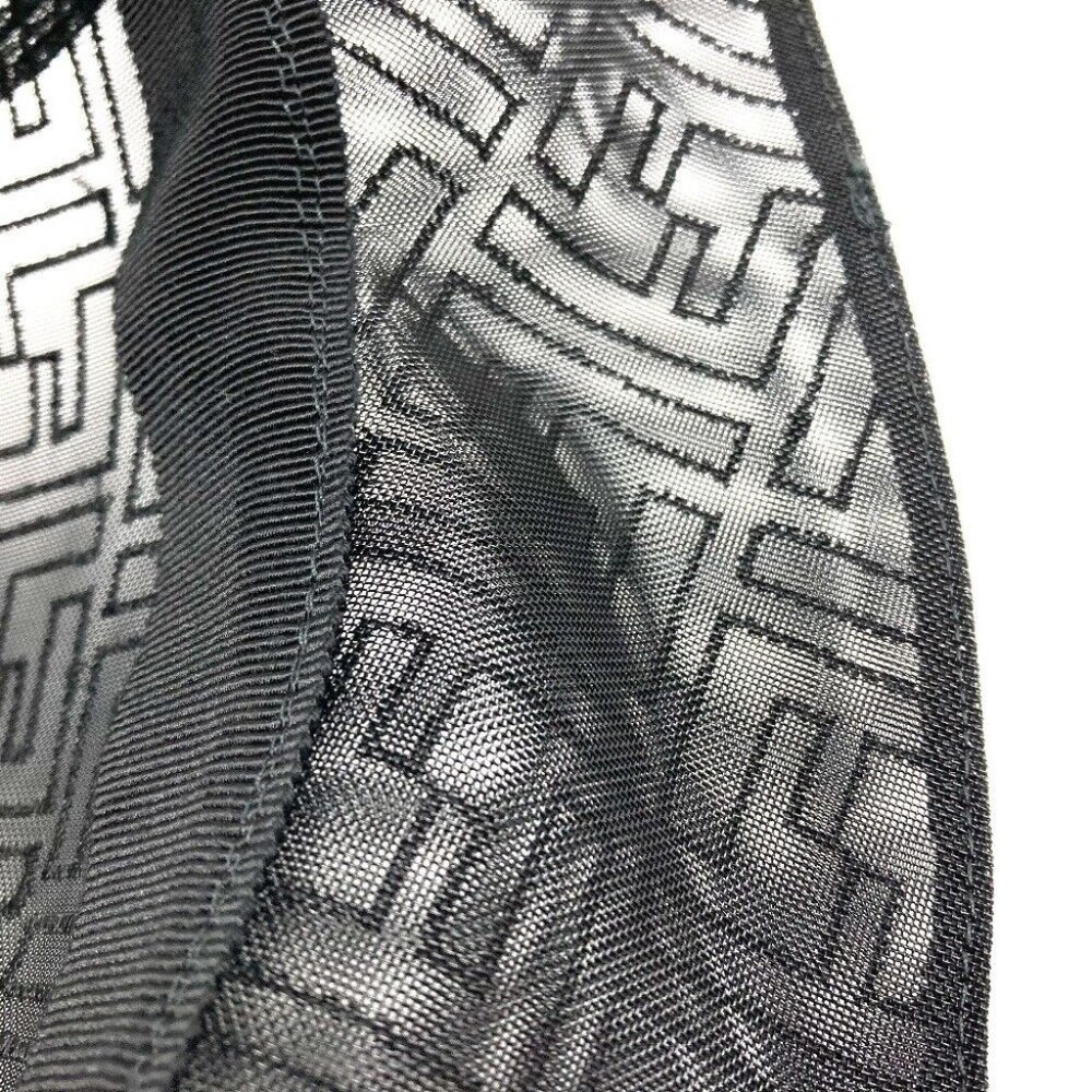 Fendi Ff Zucca Pattern Mesh Bucket Hat Nylon Black - image 7